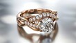 An exemplary engagement ring, showcasing a design that is considered among the best