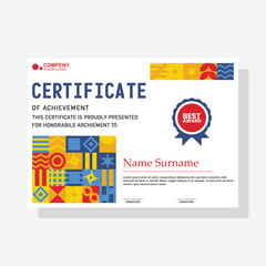  modern certificate template