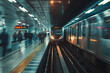 Rush Hour Speed: Dynamic Urban Metro Commute in Motion - Banner