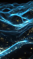Wall Mural - data technology abstract futuristic illustration