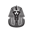 Enigmatic Khufu Pharaoh Silhouette Legacy - Commemorating the Era of Ancient Royalty with Khufu Illustration - Minimallest Khufu Vector
