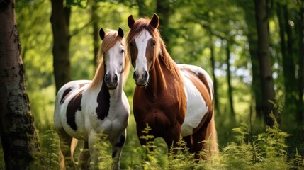 Sticker - horse in the meadow