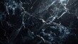 Elegant abstract black marble stone texture with golden veins, high gloss finish for wallpaper background