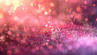 A vibrant pink and purple background with glitter shimmering, reminiscent of water in a liquid state. The magenta hues blend with grass patterns, creating a moist and artistic display