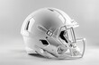 © AAA - Photo of a white American football helmet on an isolated background