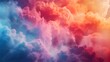 Abstract colorful multicolored smoke spreading bright background for advertising or design gadget wallpaper Smoke texture with neon lighting billowing clouds Modern design Generative AI