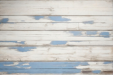 White and Blue old dirty weathered wood wall wooden plank board texture background with grains and structures