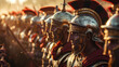 The great army of the Roman Empire,generative ai