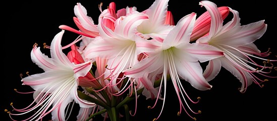 Aufkleber - Many white and pink flowers in a vase