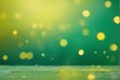 abstract  background with bokeh effect in green tone