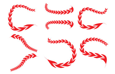 Canvas Print - Ball lace. Red stitching for sport baseball lacing graphic pattern softball recent. Vector illustration, eps10