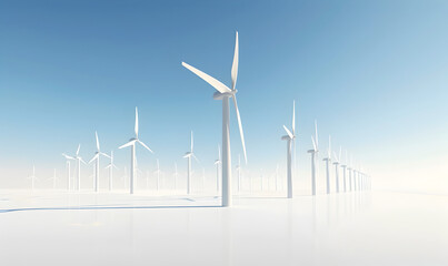 Wind turbines, wind power, new energy sources