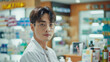 © Creative Valley - Professional Young Male Asian Pharmacist at Service