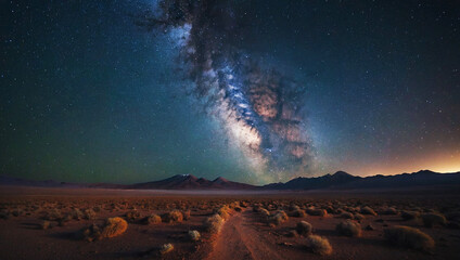 Wall Mural - desert night sky