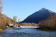 Barrage d'eau et Pic du Viscos dans les Hautes-Pyrénées
