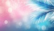 beautiful feathered surprise special occasion pink blue background ideal for a birthday new baby anniversary new year announcement flowing background with copy space and off centre white light burst