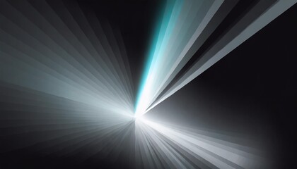 Wall Mural - bright beam of light on a dark background from the lower left corner to the upper right corner