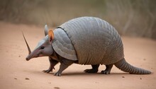 An Armadillo With Its Tail Swishing Back And Forth Upscaled 6