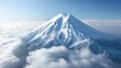 The highest volcano in Japan,