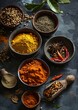 spices and herbs in a bowl