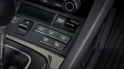 Sticker - Heated seat controls