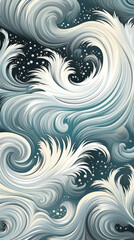 Wall Mural - Abstract Swirling Pattern Design


