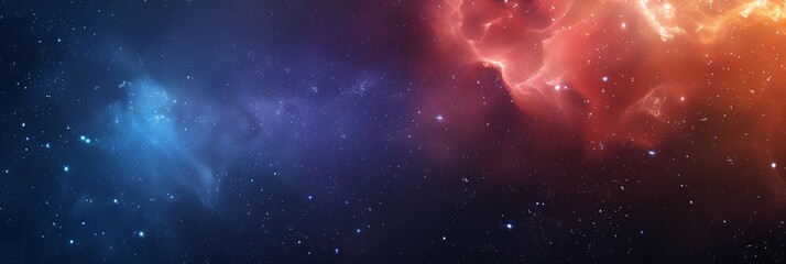 A picture of galaxy, gradient of blue and purple colors, dust and bokeh, shiny sparkles and glow particles, realistic stars and nebula, stars overlay and effect, dramatic lights, AI Generated.