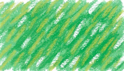 Wall Mural - green art pastel crayon background texture