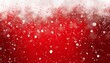 © Charlotte - red and white christmas background with abstract falling winter snow with painted spatter texture pattern in holiday snowing design