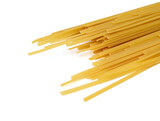 Fototapeta  - Close up Italian Pasta spaghetti macaroni on white