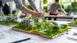 © Creatizen - Urban planners designing rooftop gardens and vertical green spaces for city buildings