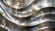 A close up of a shiny fabric with some wavy lines, AI