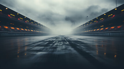 Poster - Racing tracks background