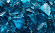 shattered blue crystal, Generative AI 