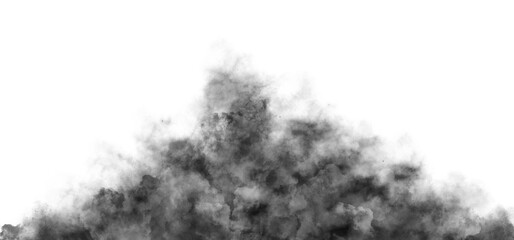 Poster - thick black smoke of pollution