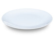 © Pataradon - White circle ceramics plate isolated on white background.