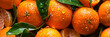 close up of several orange colored tangerines, generative AI