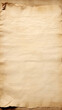 © AstraNova - Textured ancient blank beige sand journal page sheet with many wrinkled folds torn paper edges faded letters with slight handwriting
