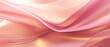 © AstraNova - futuristic abstract pattern waves pink background with flying wind pink and gold reflection gem petals