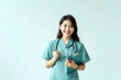 © LuxurySatin - asian female doctor with stethoscope
