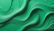 © Valentin - DIY waved textured background in green experimental abstract art