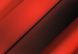 Fototapeta  - abstract red and black are light pattern with the gradient is the with floor wall metal texture soft tech diagonal background black dark sleek clean modern.