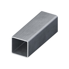 Wall Mural - Stainless steel square tube isometric icon