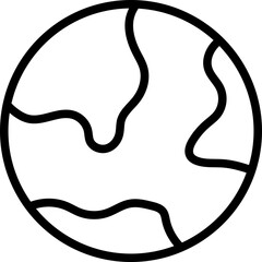 Sticker - earth icon 