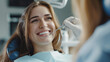 Radiant Grin: Woman's Dental Delight
