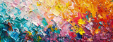 Fototapeta Boho - Vibrant Abstract Artwork: A Symphony of Colors Unleashing Creativity and Emotion