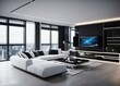 © Arhitercture - futuristic upscale modern apartment