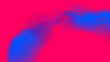 Formless red blue color sound wave rhythm vector background