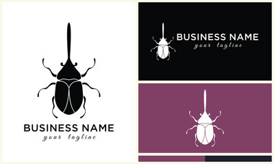 silhouette beetle insect ant template