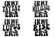 © sujon1638 - In My Tay Tay Era, In My Mrs Claus Era, In My Lupus Era , In My Rise Era retro T-shirt